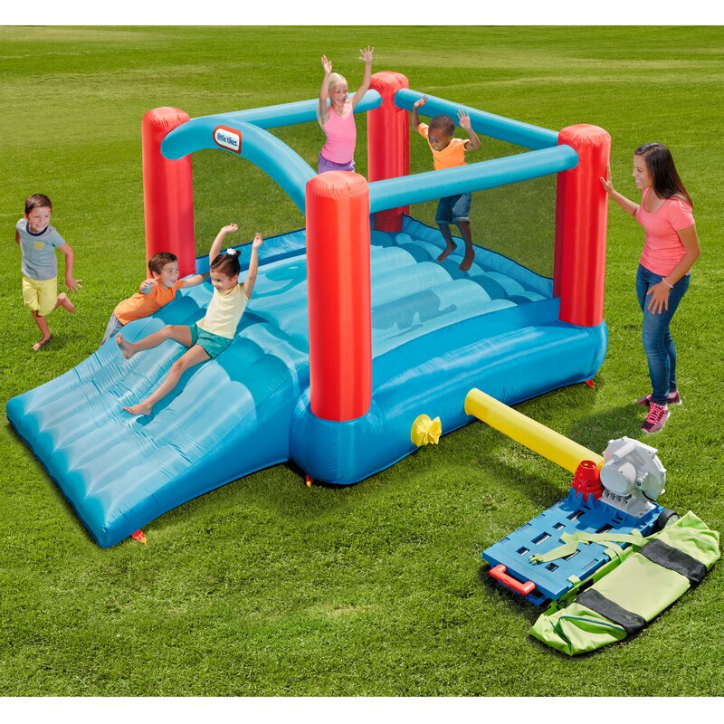 little tykes bounce house with slide